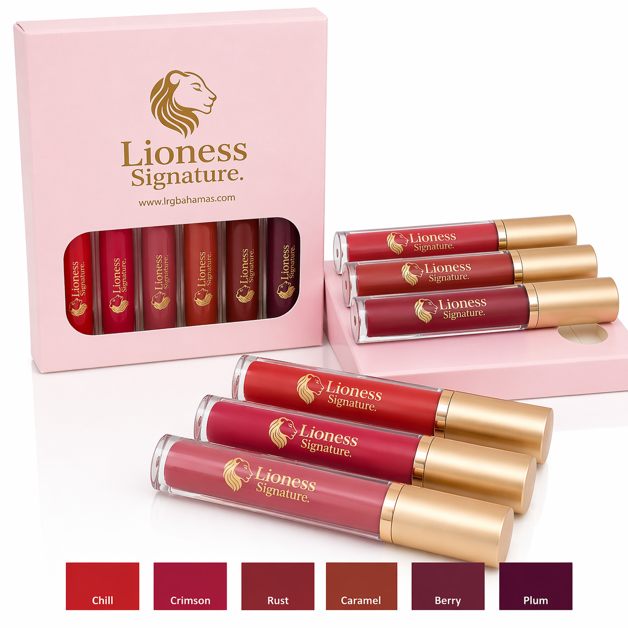 Matte Lip Kit, 6-Piece Set