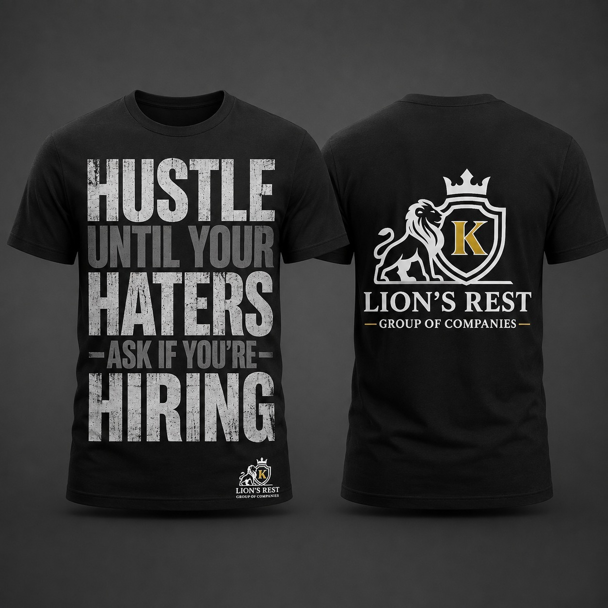 "Hustle Until Your Haters Ask If You're Hiring" T-Shirt
