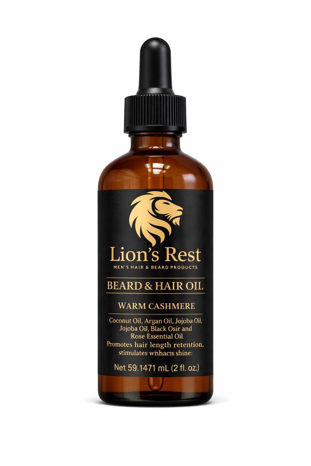 Beard & Hair Growth Oil, Warm Cashmere