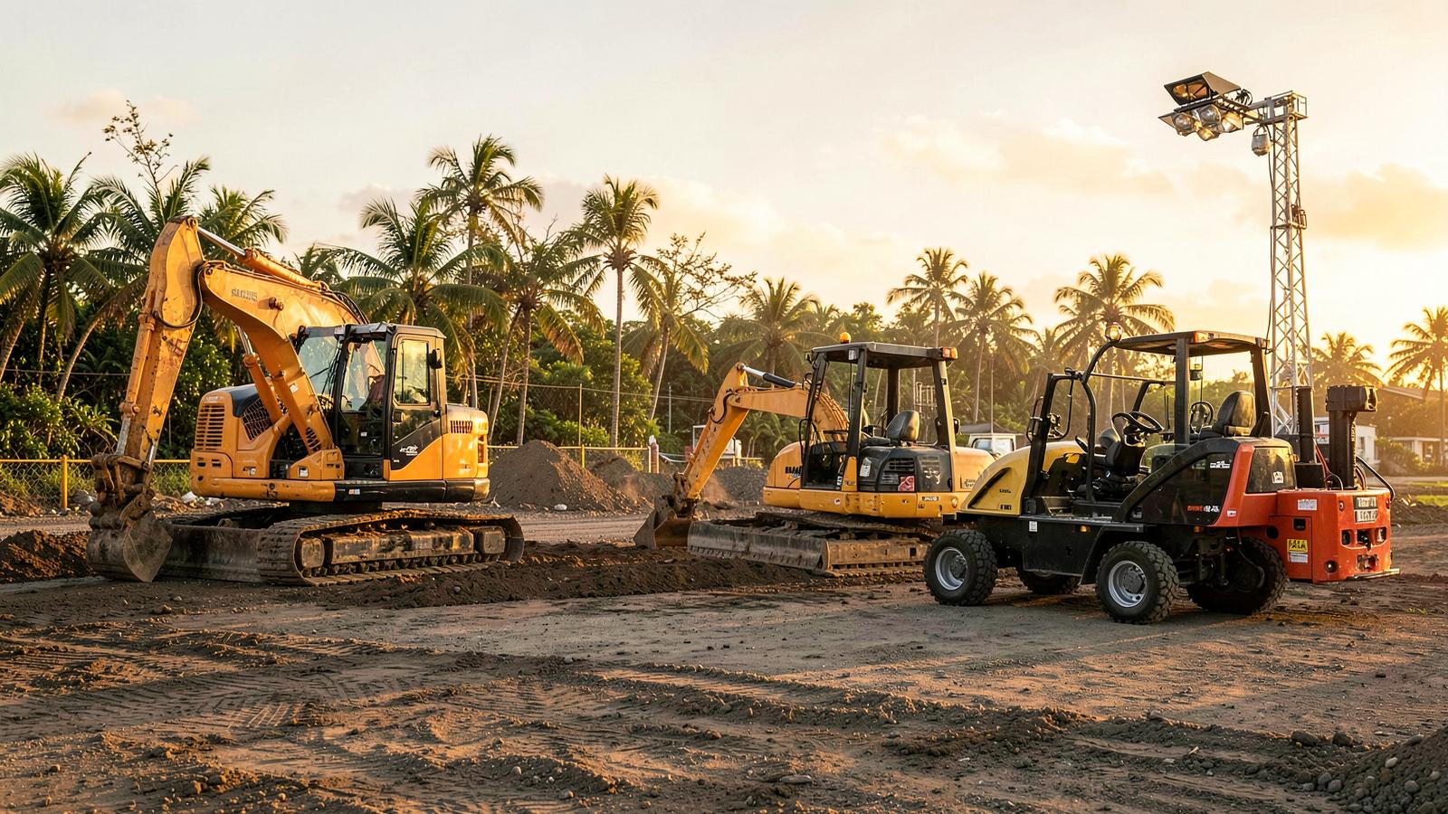 Construction Equipment available from LRC Rentals
